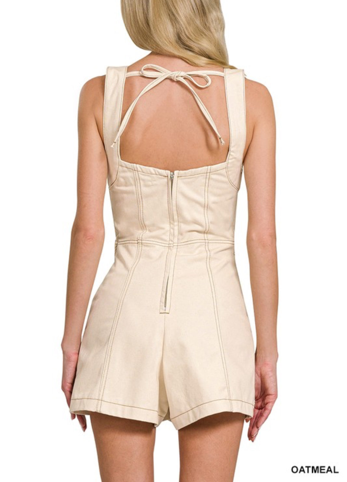 Oatmeal Romper