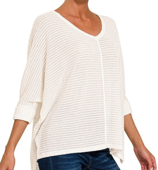 White Knit Shirt