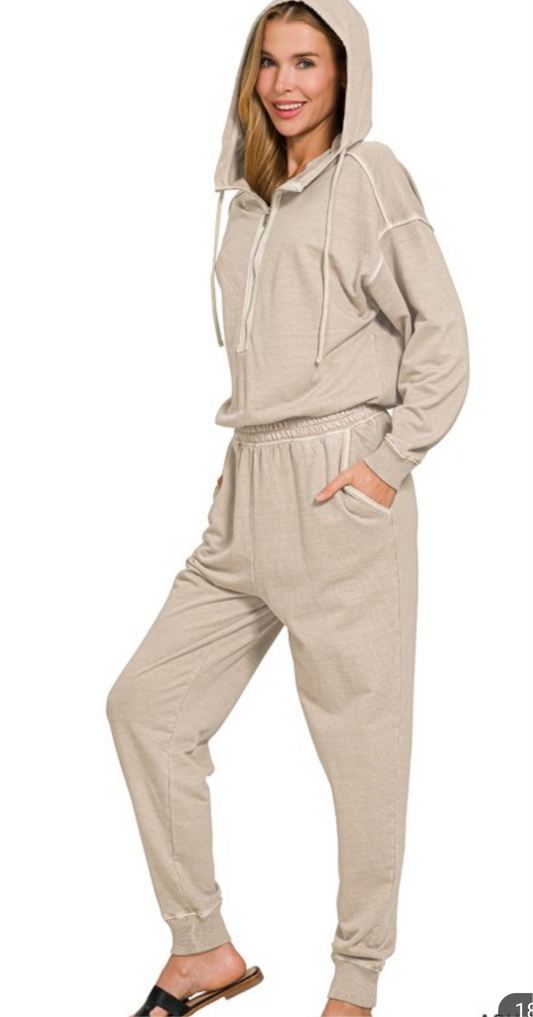 Cream Sweatsuit