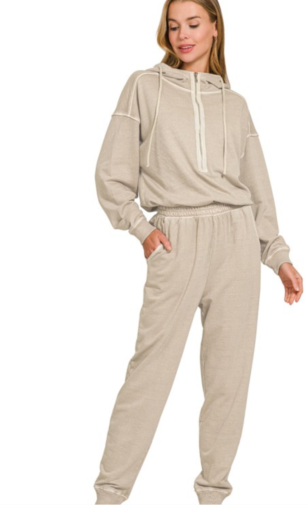 Cream Sweatsuit