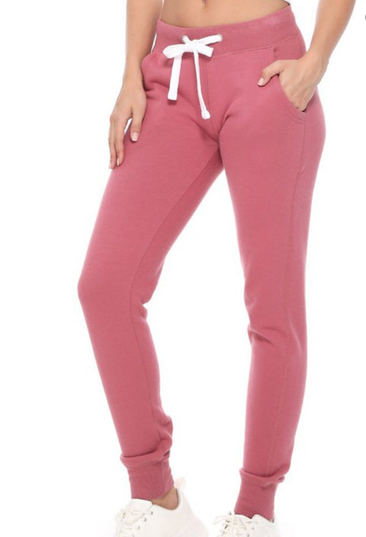 Soft Begonia Pink Joggers