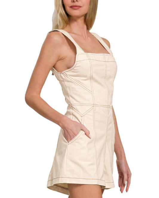 Oatmeal Romper